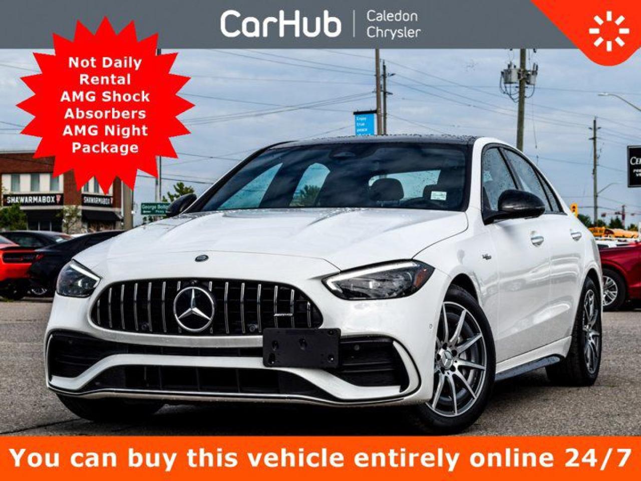 Used 2024 Mercedes-Benz C-Class AMG C 43 4MATIC Only 377Km Pano Sunroof for sale in Bolton, ON