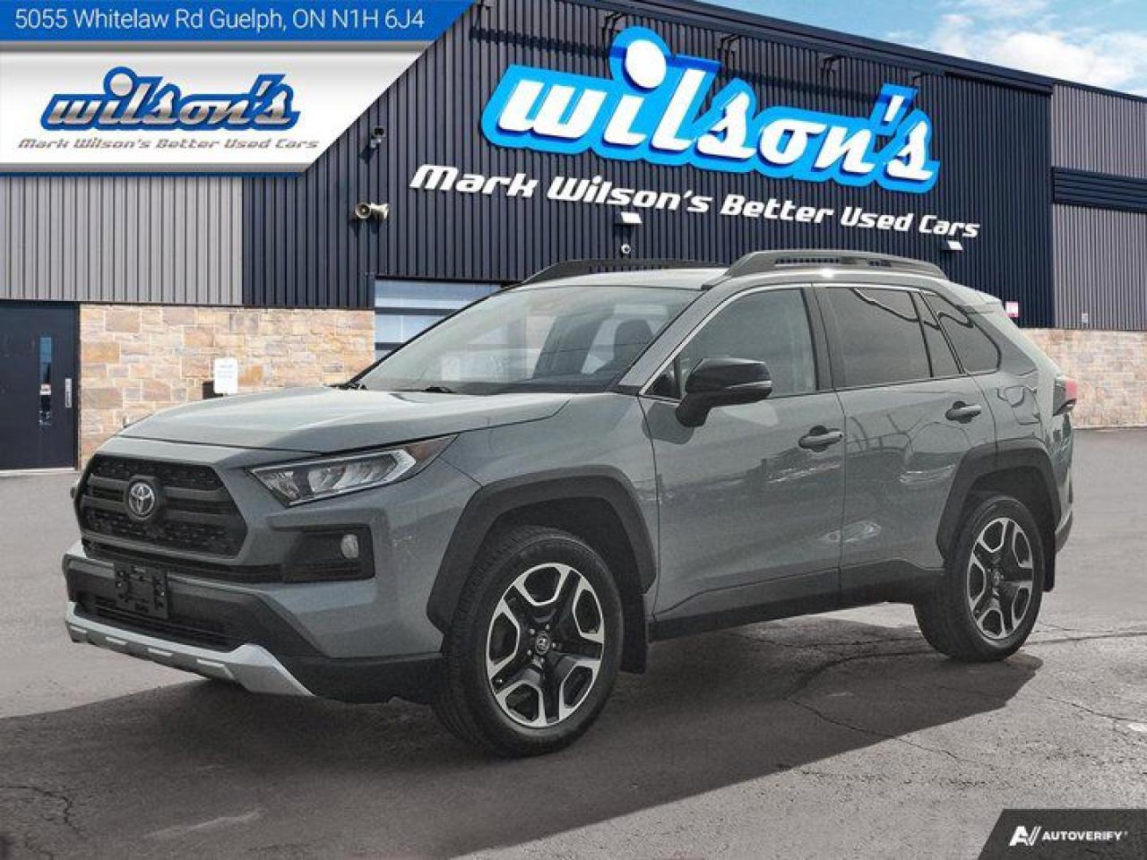 Used 2020 Toyota RAV4 Trail AWD | Leather | Sunroof | Cooled + Heated Seats | Heated Wheel | CarPlay + Android | New Tires for sale in Guelph, ON