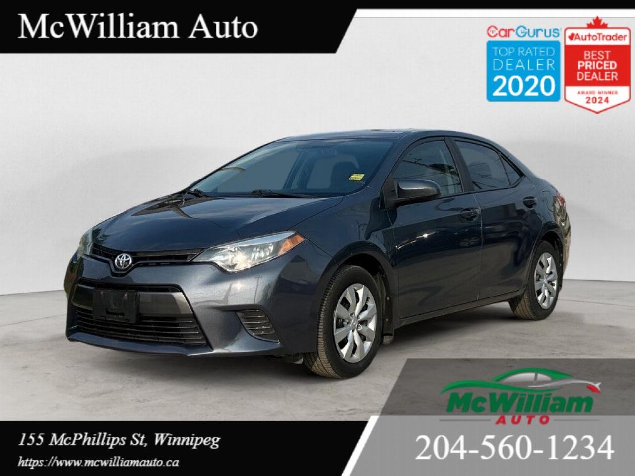 <br>At McWilliam Auto we pride ourselves on being the number 1 priced dealer in Manitoba. Our key focus is ensuring the quality of our vehicles are top notch while maintaining an excellent price. McWilliam auto is best known for being a changer of todays in.car market.in. The number one, no hassle price, makes buyers get the right price no matter if you know or dont know todays car market. Our in.1 price.in. policy ensures all customers get the best possible price. Yes you heard it right, 1 price is the best price!<br><br> Our lot is always full of great options no matter what your needs are, with over 100 quality pre-owned vehicles in stock we got you covered! If you are in the market for a Truck, SUV, Van or Sedan and are looking for quality at a great price then look no further and call today, One of our Knowledgeable and dedicated Sales people will steer you in the right direction. <br><br> We also offer the best priced Premium warranties and seamless onsite financing here to improve your buying experience. Our Finance manager is the best in the Business! working quickly and diligently to secure you affordable financing is our specialty. Give us a call and get pre approved today!<br><br>DEALER PERMIT #4611<br><br>Call today: 204-560-1234<br><br>Visit us TODAY at 155 McPhillips St, Winnipeg, MB <br><br>Website: www.mcwiliamauto.ca<br><br>Email: winnipegcar@gmail.com<br><br>Click here to get pre approved:<br><br>https://www.mcwilliamauto.ca/car-loan-application/actual vehicle for the actual information. <br><br> IMPORTANT DISCLAIMER : This vehicle is a used vehicle, all the features and information may not be accurate from the descriptions above, please check the <br><br> <br><br>