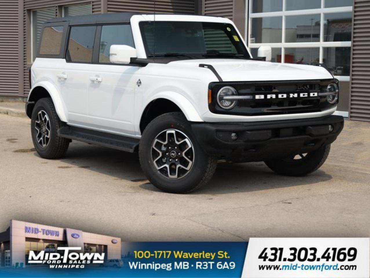 New 2025 Ford Bronco Outer Banks | Adaptive Cruise | Hard Top for sale in Winnipeg, MB