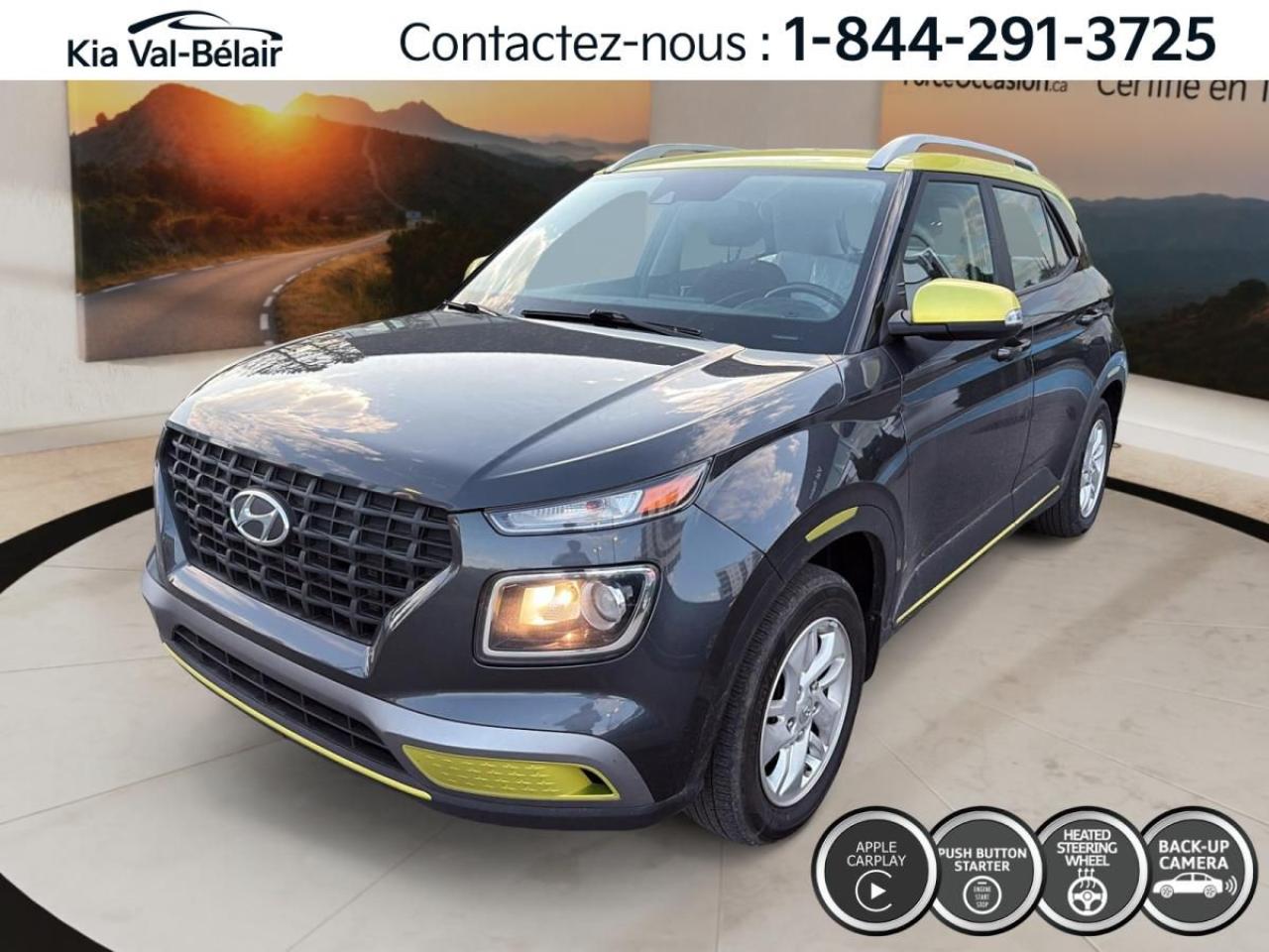 Used 2021 Hyundai Venue PREFFERED * IVT * CAMÉRA * CARPLAY * CRUISE * A/C for sale in Québec, QC