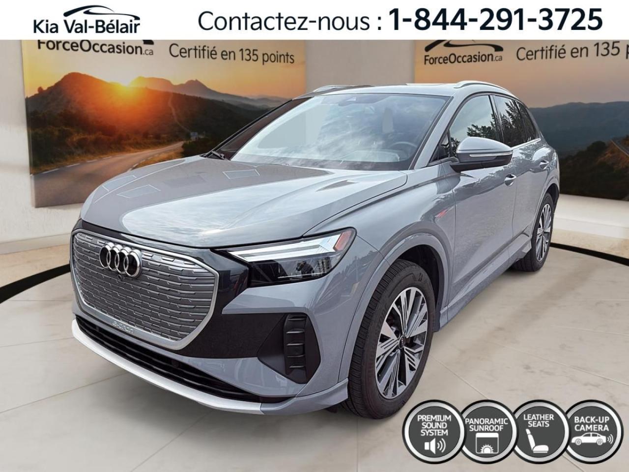 Used 2024 Audi Q4 e-tron E-TRON 55 *QUATTRO *TOIT *CUIR *CAMÉRA *BI-ZONE for sale in Québec, QC
