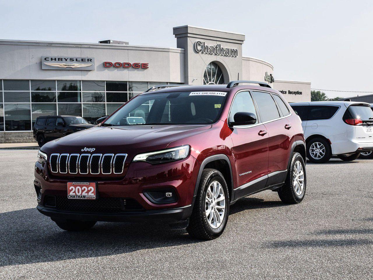 Used 2022 Jeep Cherokee NORTH 4X4 for sale in Chatham, ON