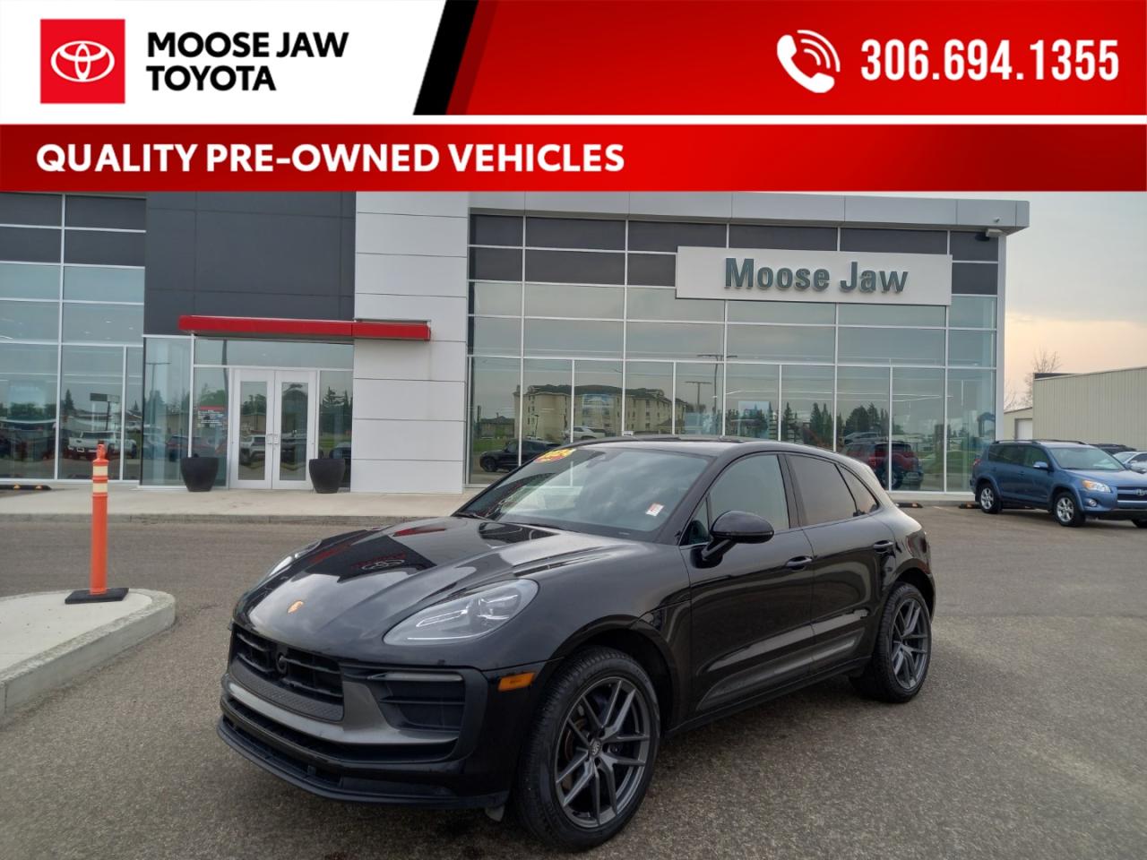 Used 2024 Porsche Macan local with only 11,424 kms, Agile, athletic, and unmistakably Porsche. The 2024 Macan T blends turbocharged performance with precision handling, all wrapped in a sporty, compact SUV design for sale in Moose Jaw, SK