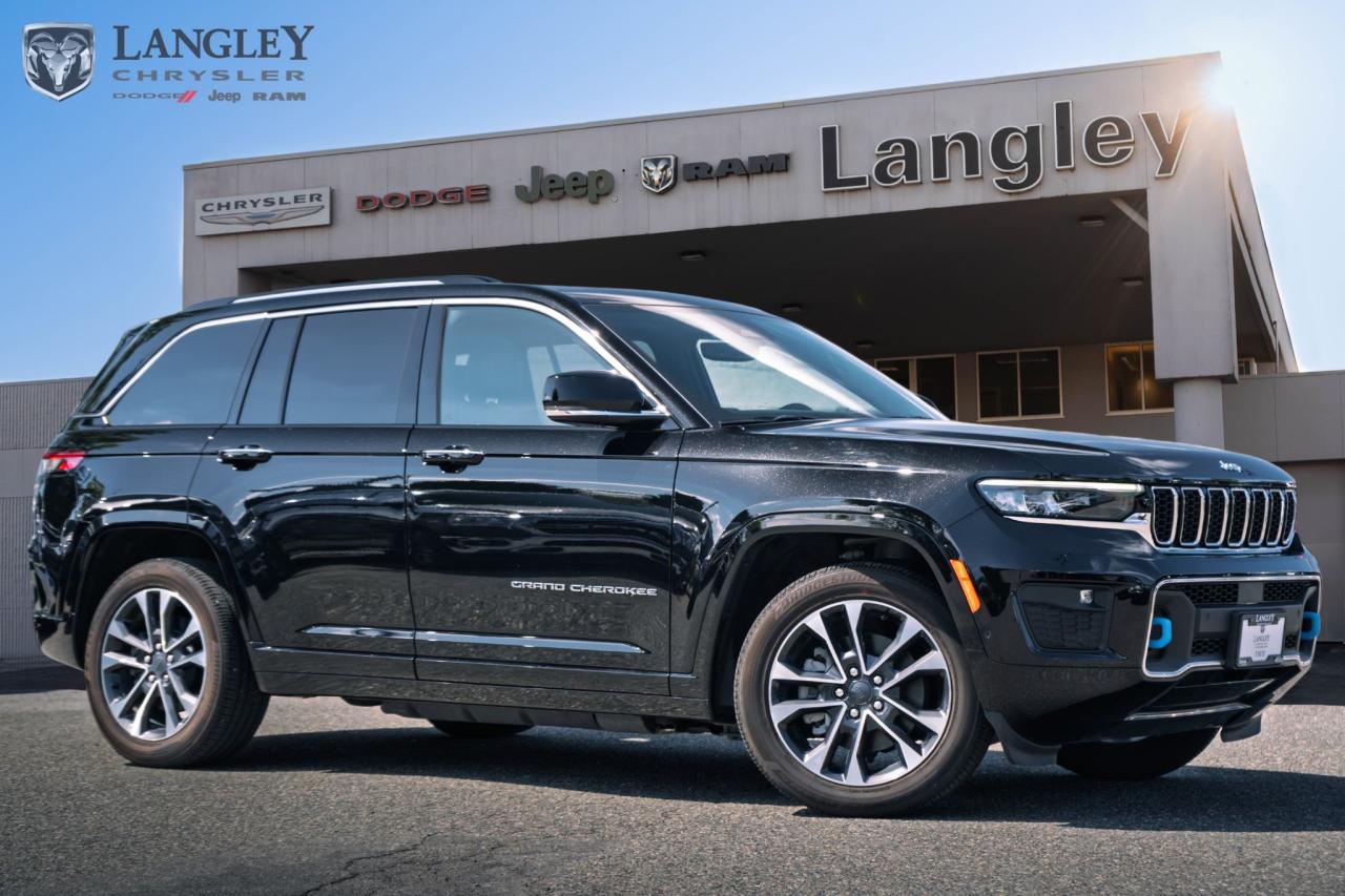 <p><span style=font-size:20px><strong>2023 Jeep Grand Cherokee 4xe Overland</strong></span></p>

<p><span style=font-size:20px>Luxurious, capable plug-in hybrid SUV.</span></p>

<ul>
 <li><span style=font-size:20px>2.0L Turbo I-4 PHEV engine.</span></li>
 <li><span style=font-size:20px>Premium Overland trim with upscale features.</span></li>
 <li><span style=font-size:20px>Advanced 4x4 system for all conditions.</span></li>
 <li><span style=font-size:20px>Electric mode for efficient driving around Langley.</span></li>
</ul>

<p><span style=font-size:20px>Come book a test drive at Langley Chrysler, Langley, BC.</span></p>

<p><span style=font-size:20px><strong>Scroll down for more options.</strong></span></p>
Dealer number: 5097, Doc fee: $968 Safety & Convince Warranty: $699 Finance Placement: $628

<p>*All prices plus applicable taxes, applicable environmental recovery charges, documentation of $599 and full tank of fuel surcharge of $76 if a full tank is chosen. <br />Other protection items available that are not included in the above price:<br />Tire & Rim Protection and Key fob insurance starting from $599<br />Service contracts (extended warranties) for coverage up to 7 years and 200,000 kms starting from $599<br />Custom vehicle accessory packages, mudflaps and deflectors, tire and rim packages, lift kits, exhaust kits and tonneau covers, canopies and much more that can be added to your payment at time of purchase<br />Undercoating, rust modules, and full protection packages starting from $199<br />Financing Fee of $500 when applicable<br />Flexible life, disability and critical illness insurances to protect portions of or the entire length of vehicle loan</p>