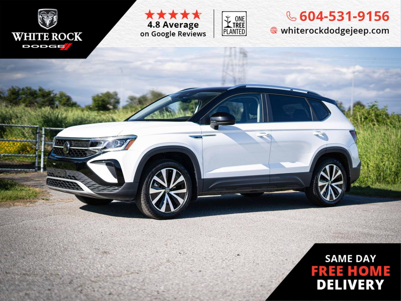Used 2023 Volkswagen Taos Highline for sale in Surrey, BC