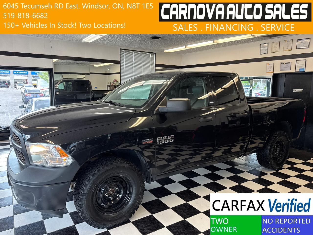 Used 2017 RAM 1500 ST 4WD Quad HEMI+New Brakes+Camera+CLEAN CARFAX for sale in Windsor, ON