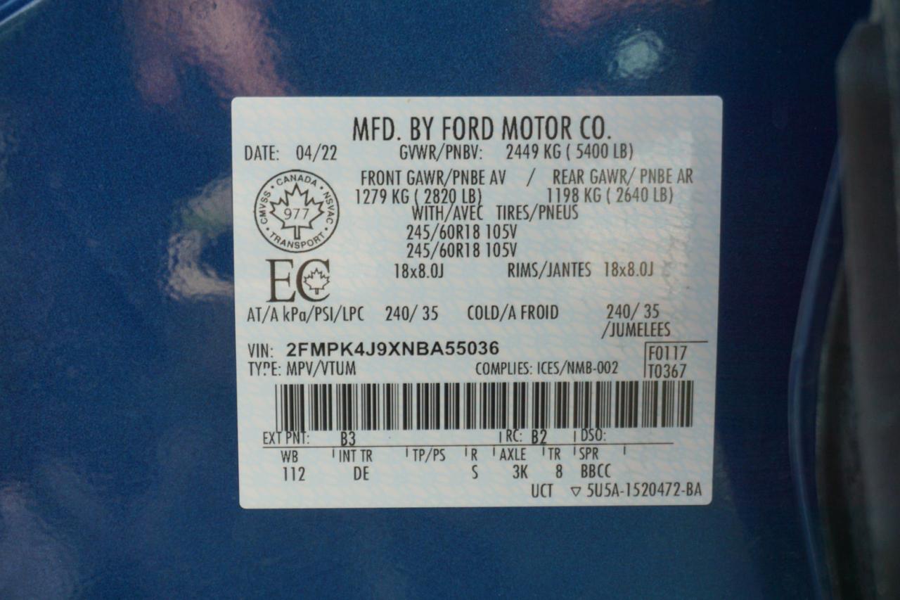 2022 Ford Edge SEL AWD CERTIFIED *ACCIDNET FREE*FORD MAINTAIN* CAMERA BLUETOOTH HEATED SEATS CRUISE ALLOYS - Photo #39