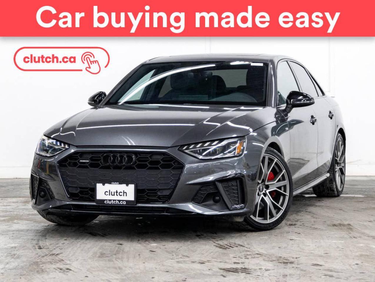 Used 2022 Audi A4 Progressiv AWD w/Apple Carplay & Android Auto, Heated Front Seats, Backup Cam for sale in Toronto, ON