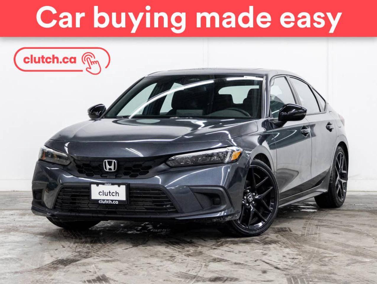 Used 2022 Honda Civic Sport w/ Apple CarPlay & Android Auto, Heated Steering Wheel, Power Moonroof for sale in Toronto, ON