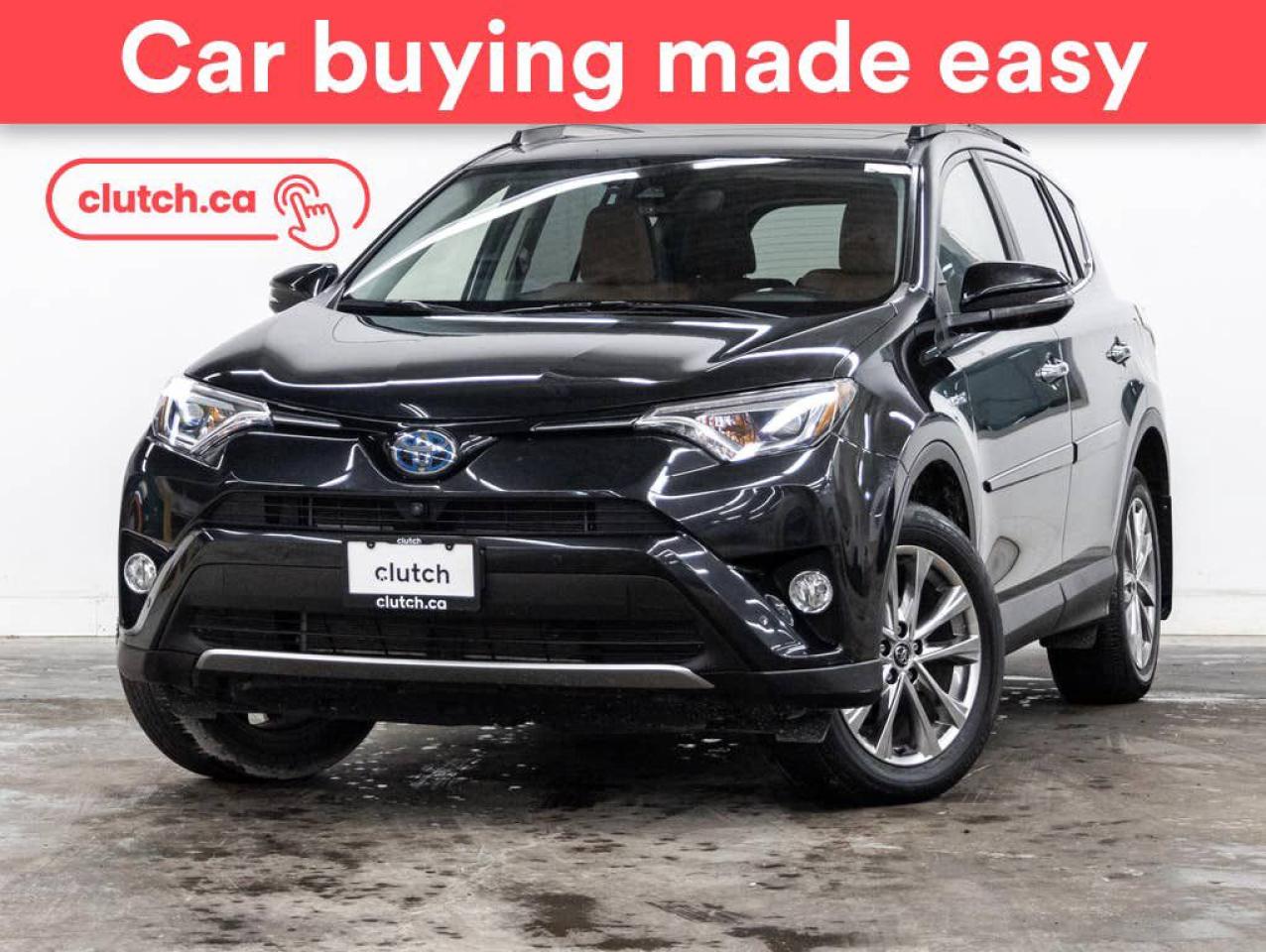 Used 2016 Toyota RAV4 Hybrid Limited AWD w/ Hybrid Limited Technology Pkg w/ Nav, Power Moonroof, 360 Cam for sale in Toronto, ON