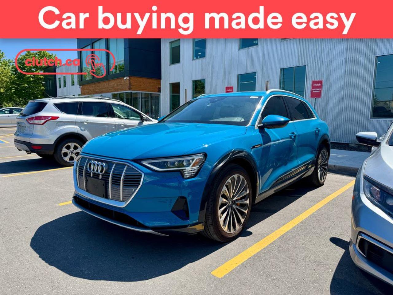 Used 2019 Audi E-Tron Progressiv AWD w/ Apple CarPlay, Heated Front Seats, Rearview Cam for sale in Toronto, ON