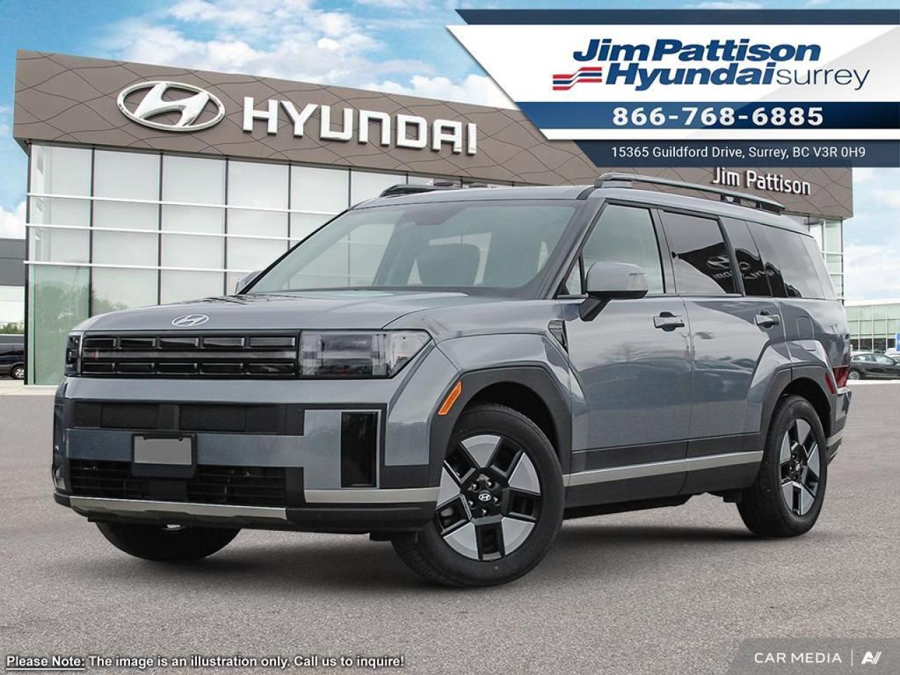 New 2025 Hyundai Santa Fe Hybrid Preferred for sale in Surrey, BC