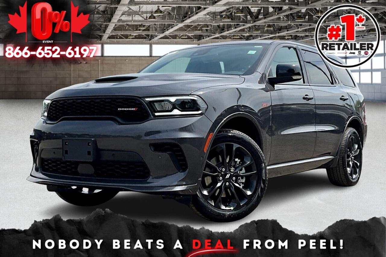 New 2025 Dodge Durango GT PLUS AWD | Leather | Sunroof | Blacktop Redline for sale in Mississauga, ON