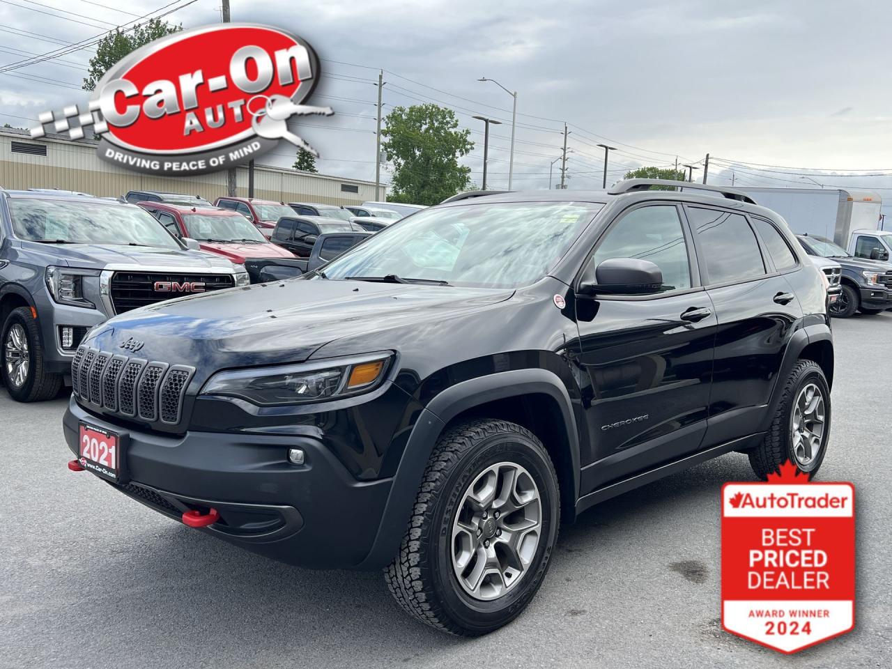 Used 2021 Jeep Cherokee TRAILHAWK 4X4 | 3.2L V6| HTD LEATHER| CARPLAY for sale in Ottawa, ON