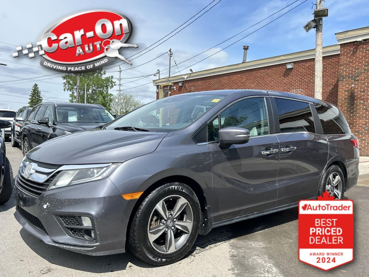 CERTIFIED!! 8-Passener EX w/ heated seats, sunroof, remote start, LaneWatch blind spot display, pre-collision system, lane keep assist, adaptive cruise control, backup camera, 18-inch alloys, Android Auto/ Apple CarPlay, three-zone climate control, automatic headlights, keyless entry w/ push start, power sliding rear doors, full power group incl. power seat, rear sunshades, HondaVAC in car vacuum system, auto-dimming rearview mirror, garage door opener, cruise control, Bluetooth and more!!This vehicle just landed and is awaiting a full detail and photo shoot. Contact us and book your road test today!