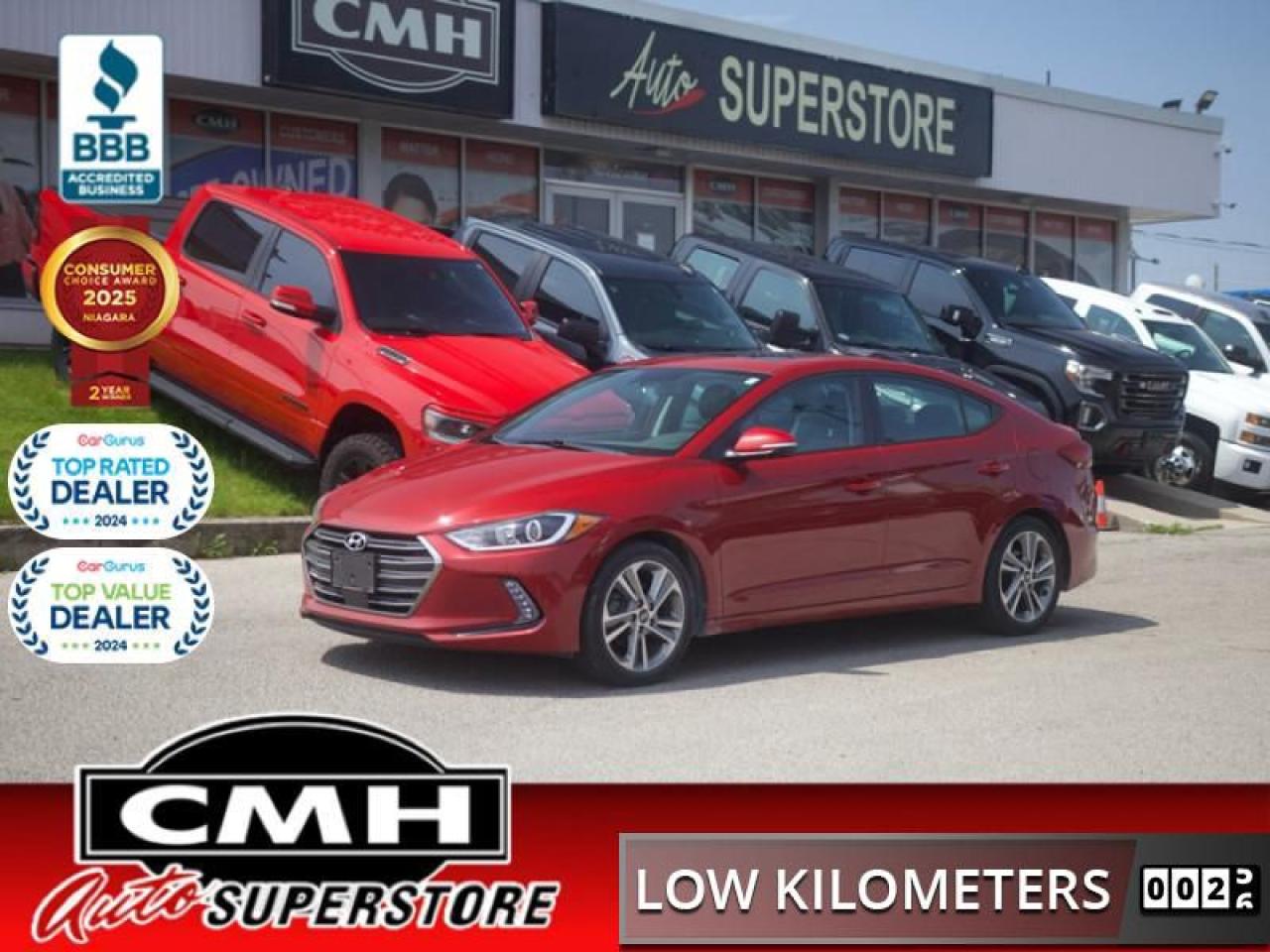2018 Hyundai Elantra GLS Auto  **SUNROOF - LOW KMS**