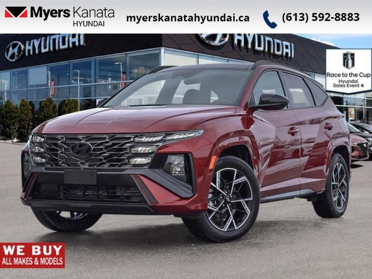 New 2025 Hyundai Tucson Hybrid N-Line AWD  - Sunroof - $156.54 /Wk for sale in Kanata, ON