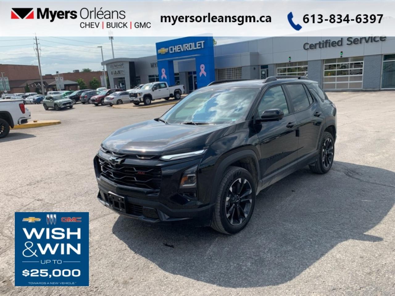 New 2026 Chevrolet Equinox RS  - Sunroof for sale in Orleans, ON