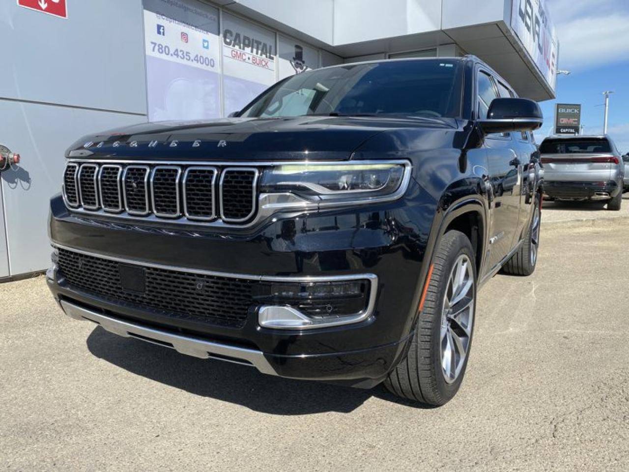 Used 2023 Jeep Wagoneer Series III 4x4 * ADAPTIVE CRUISE * PANORAMIC SUNROOF * PASSENGER DISPLAY * for sale in Edmonton, AB