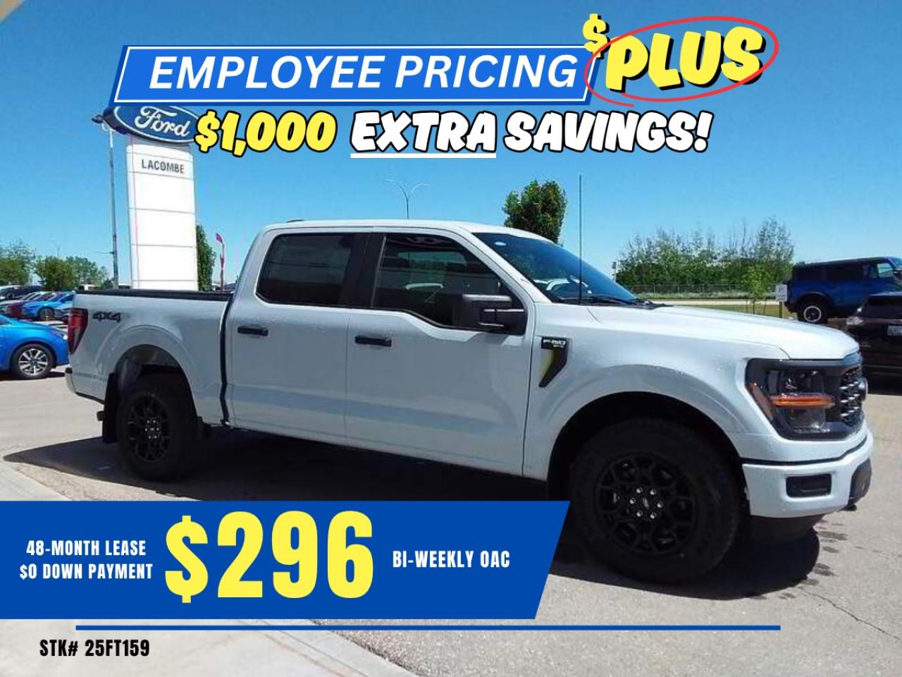 New 2025 Ford F-150 STX for sale in Lacombe, AB