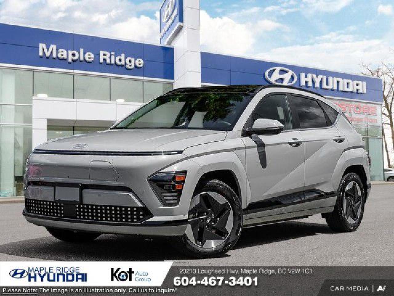 New 2025 Hyundai KONA Electric Preferred FWD w/Ultimate Package for sale in Maple Ridge, BC