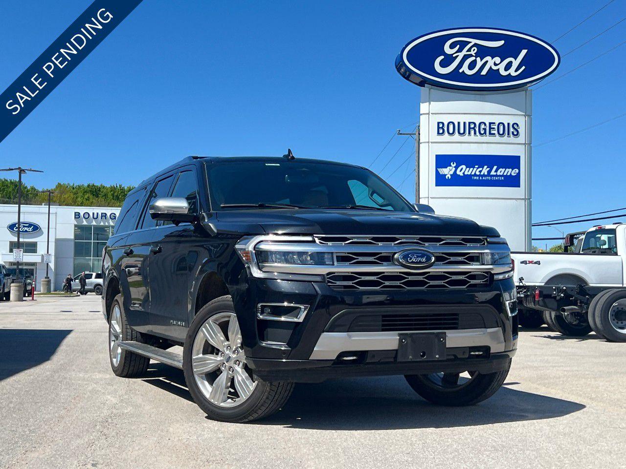 Used 2022 Ford Expedition Platinum Max 4X4 for sale in Midland, ON