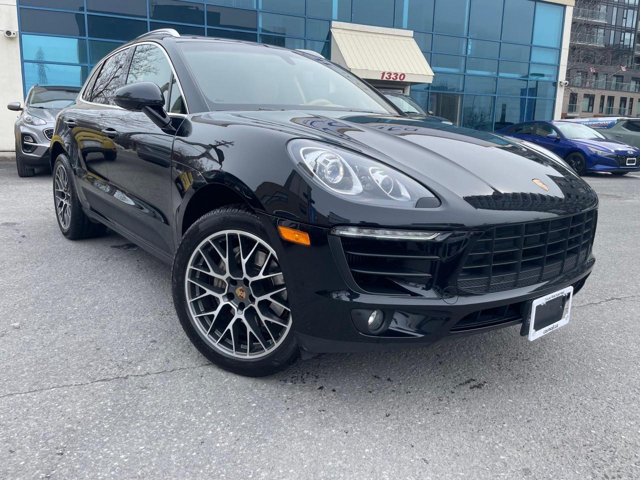 Used 2016 Porsche Macan 3L S AWD!!!  SUNROOF. HEATED SEATS. LEATHER. NAV. BACKUP CAM. BLUETOOTH. A/C. CRUISE. PWR GROUP. PER for sale in Kingston, ON