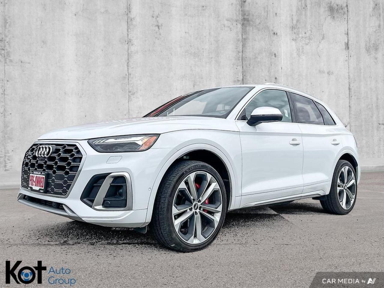 Used 2022 Audi SQ5 Technik | 3.0L 6-Cylinder engine rated @ 349hp | Power Liftgate | Aerial View Camera System | 2 Sets of Tires for sale in Kelowna, BC
