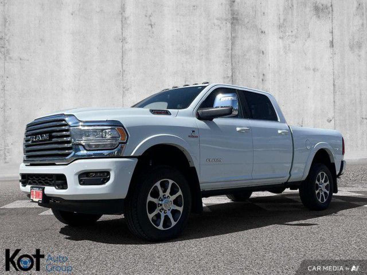 Used 2024 RAM 3500 Limited Longhorn | 6'4 Box | 6.7L Cummins HO Turbo | Towing Technology Package | AISIN Transmission | Alpine Sound System w/ Subwoofer for sale in Kelowna, BC