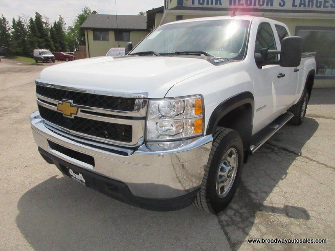 Used 2013 Chevrolet Silverado 2500 3/4 TON LS-EDITION 6 PASSENGER 6.6L - DURAMAX.. 4X4.. CREW-CAB.. 6.6-BOX.. TRAILER BRAKE.. HEATED SEATS.. CD/AUX INPUT.. KEYLESS ENTRY.. for sale in Bradford, ON