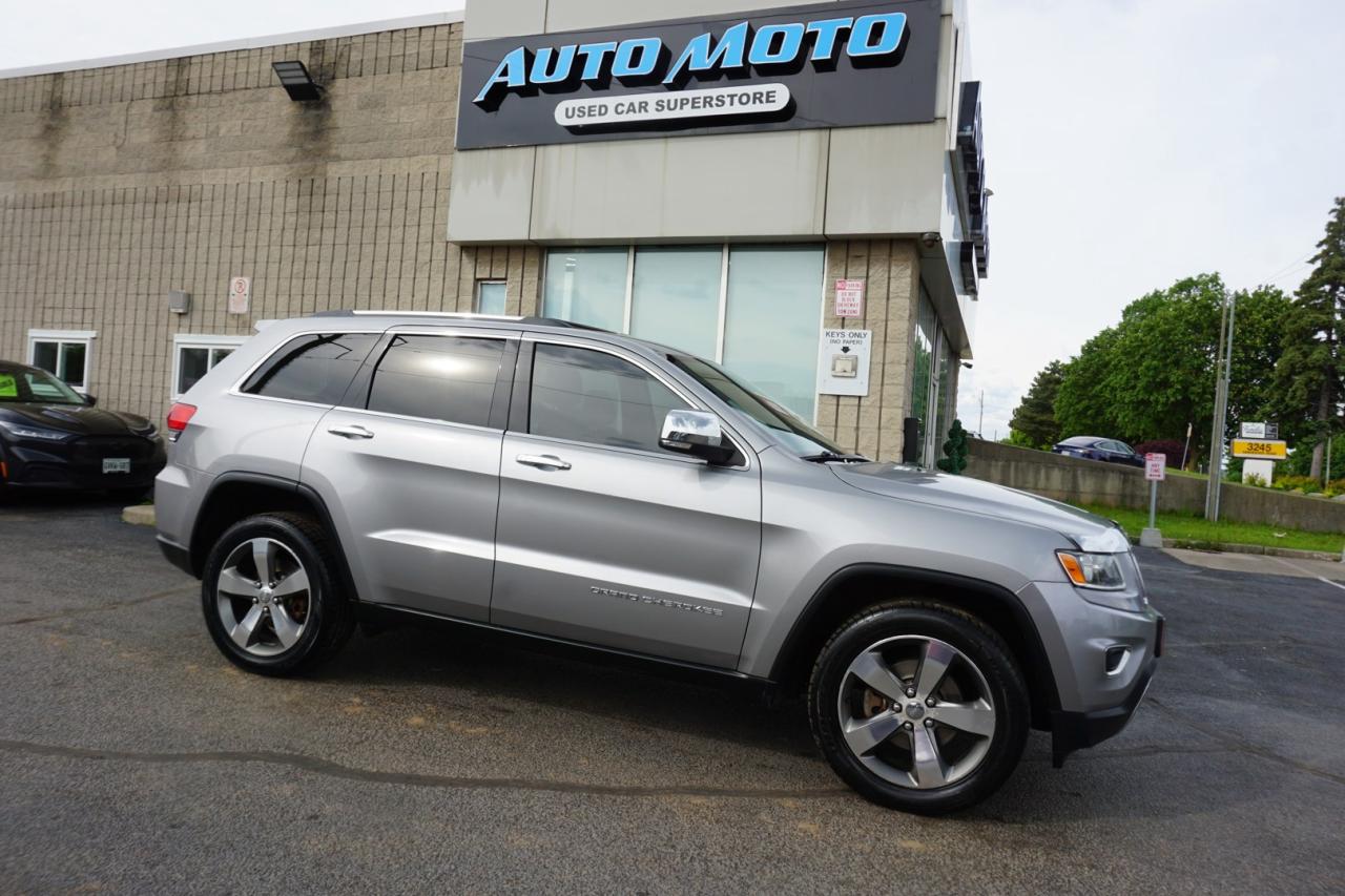 Used 2015 Jeep Grand Cherokee V6 LIMITED 4WD CERTIFIED *FREE ACCIDENT* NAV CAMERA BLUETOOTH LEATHER HEATED SEATS/STEERING SUNROOF CRUISE ALLOYS for sale in Burlington, ON