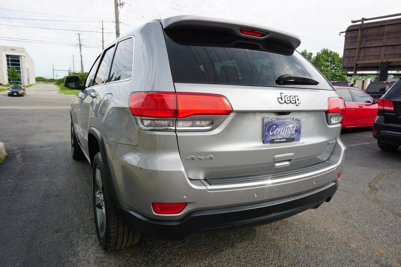 2015 Jeep Grand Cherokee V6 LIMITED 4WD CERTIFIED *FREE ACCIDENT* NAV CAMERA BLUETOOTH LEATHER HEATED SEATS/STEERING SUNROOF CRUISE ALLOYS Photo4