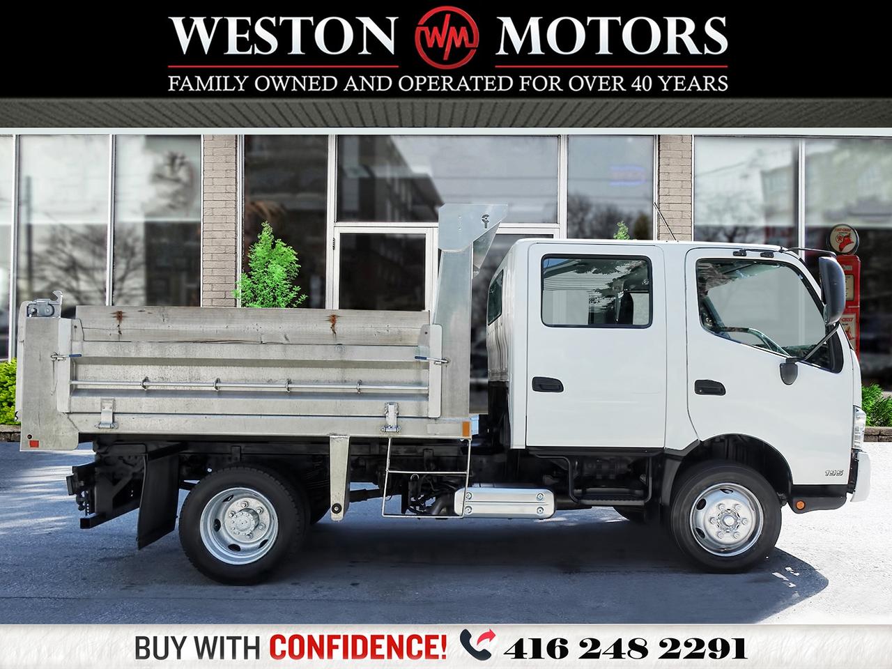 2019 Hino 195 DUMP TRUCK*CREW CAB*ALUMINIUM BOX*4 DOOR*ONLY 70KM Photo4