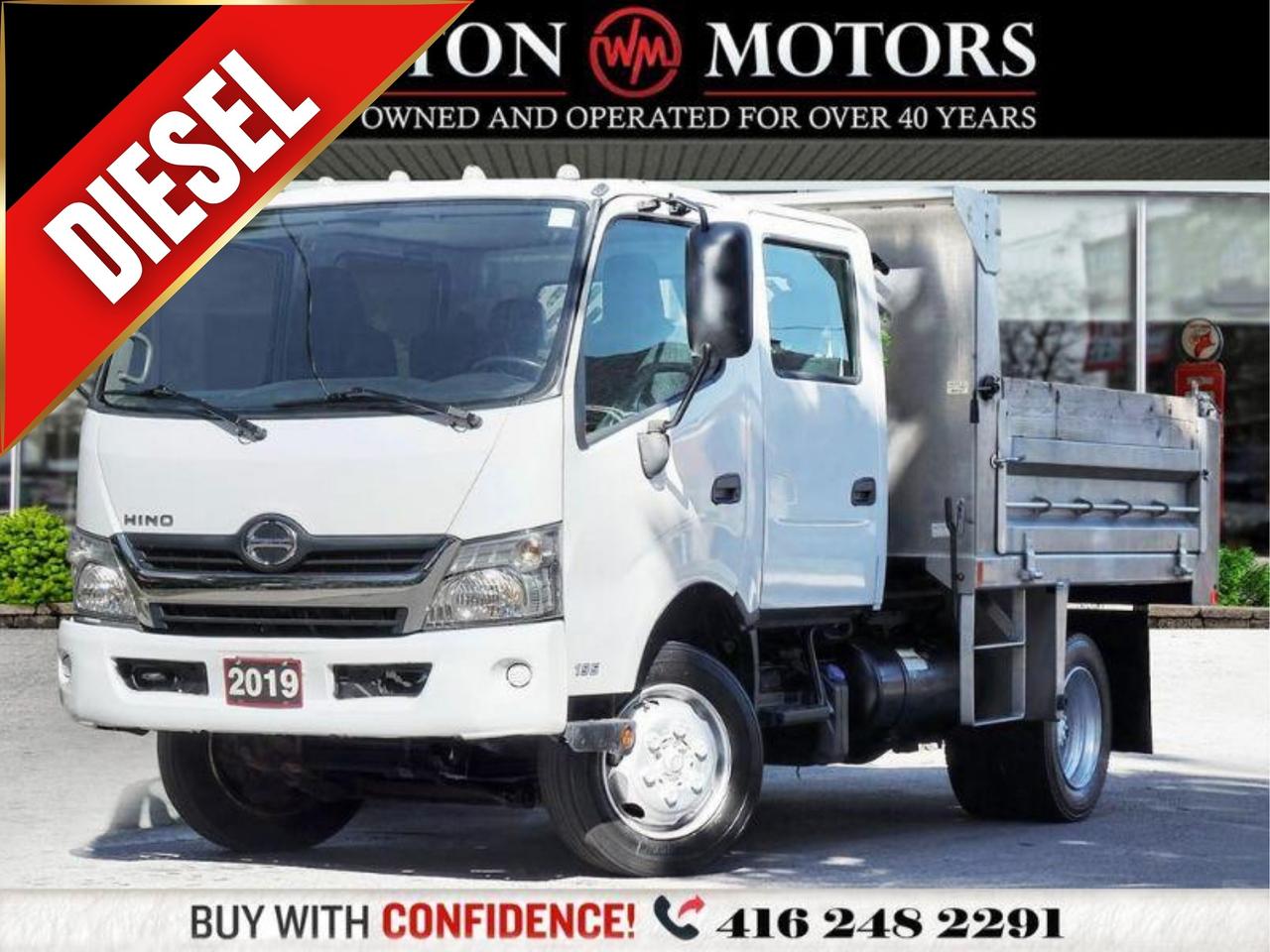 2019 Hino 195 DUMP TRUCK*CREW CAB
