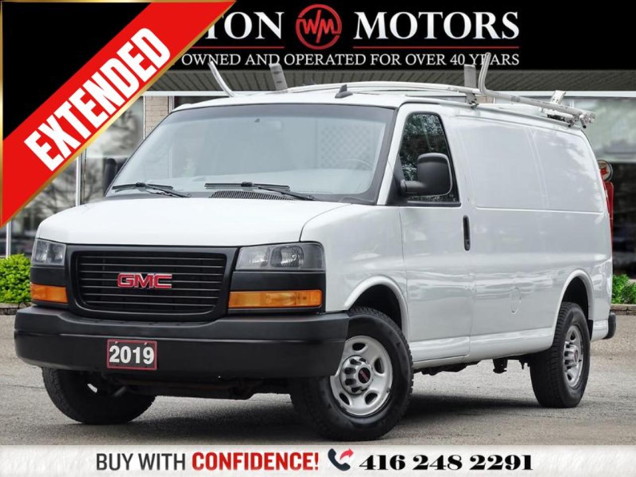 2019 GMC Savana 2500 EXTENDED*ROOF RACK*SHELVING*POWER LOCK & WINDOW