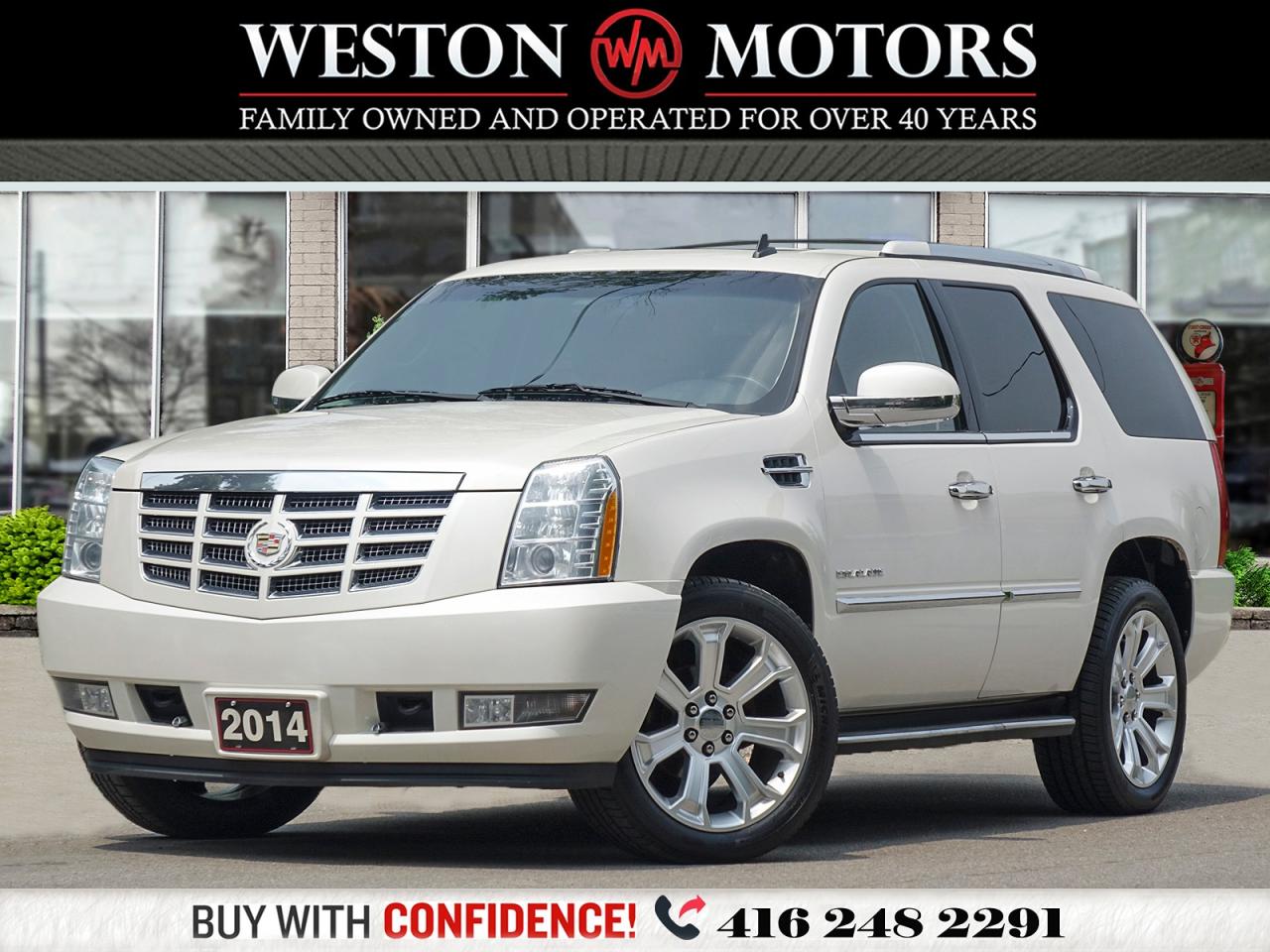 2014 Cadillac Escalade LEATHER*NAVI*SUNROOF*4X4*HEATED WHEEL*REV-CAM