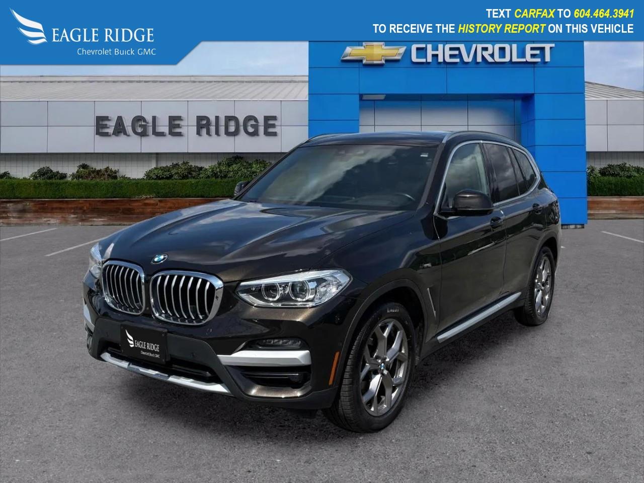 Used 2020 BMW X3 xDrive30i Intelligent Emergency Call, Knee airbag, Lumbar Support, Memory seat, Navigation System, Panorama Sunroof, Passenger door bin, Power driver seat, Power Liftgate, Power steering, Power windows, Remote for sale in Coquitlam, BC