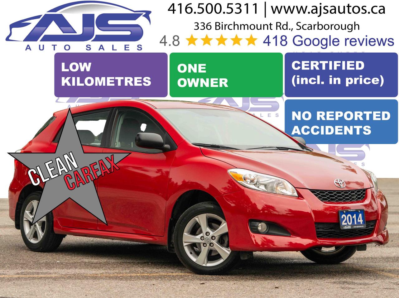 Used 2014 Toyota Matrix BASE for sale in Toronto, ON
