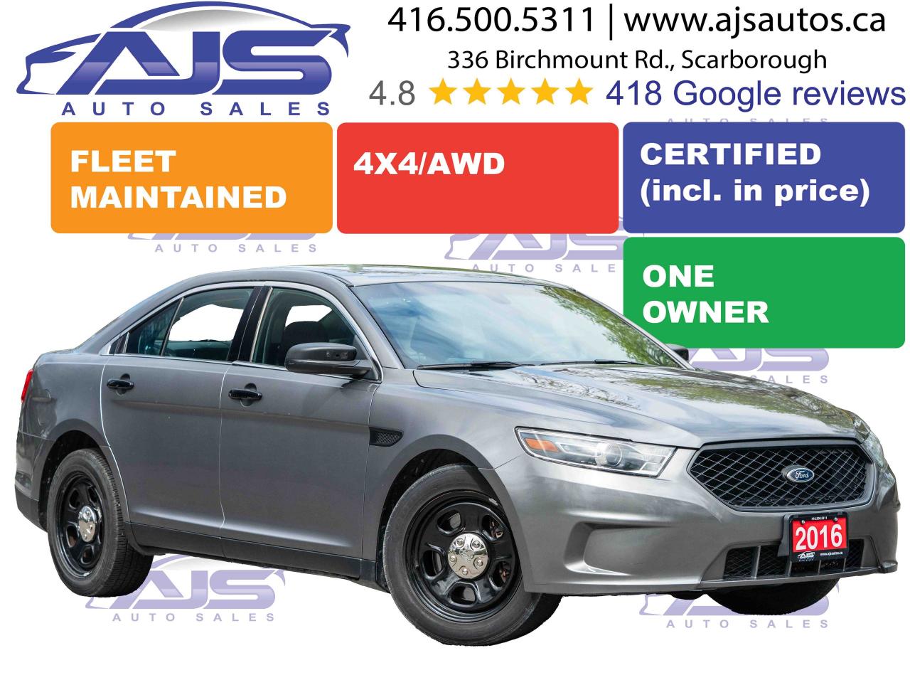 Used 2016 Ford Taurus AWD POLICE INTERCEPTOR SEDAN for sale in Toronto, ON