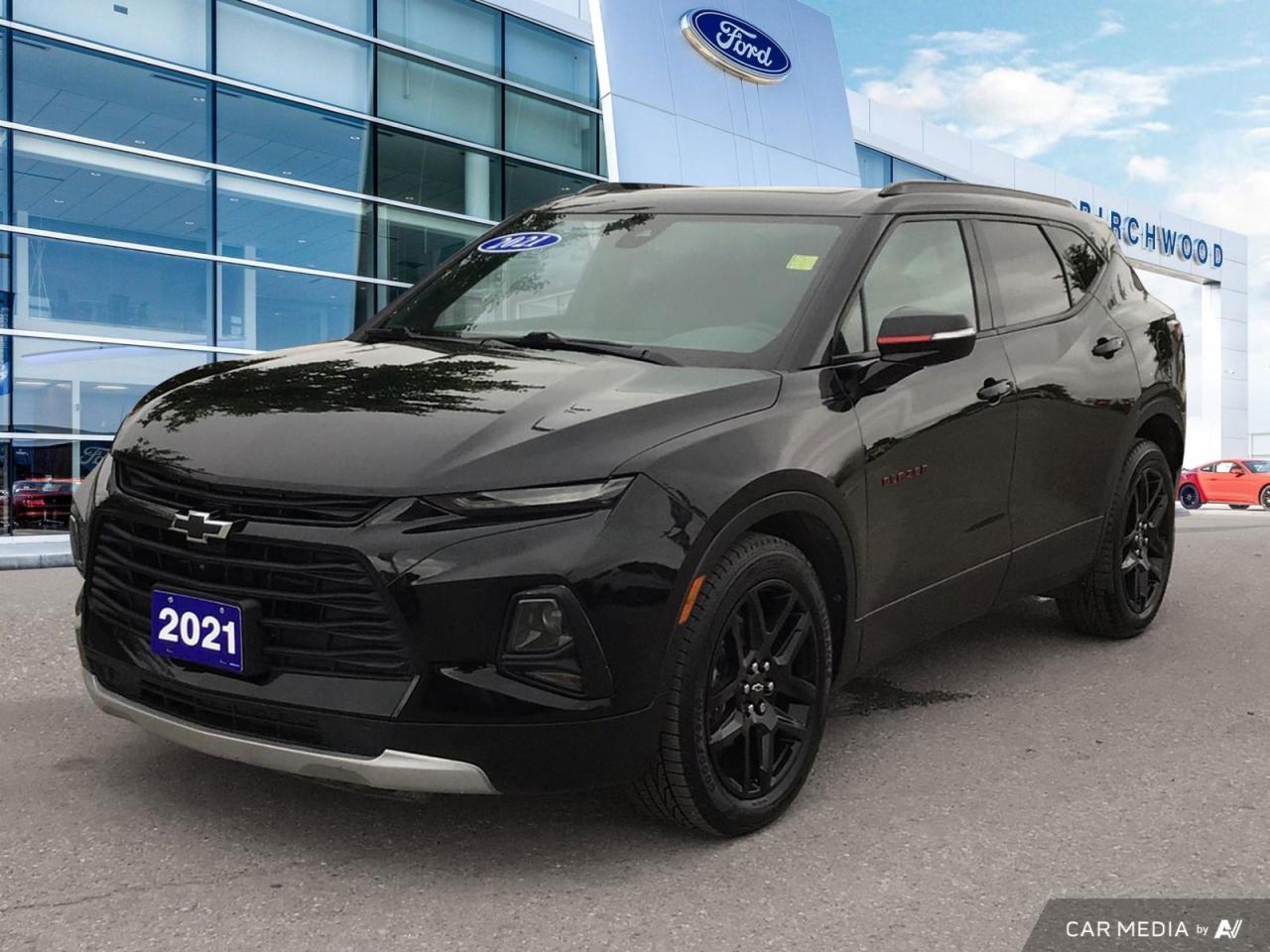 Used 2021 Chevrolet Blazer True North AWD Red Line | Local Vehicle | Leather | Moonroof for sale in Winnipeg, MB