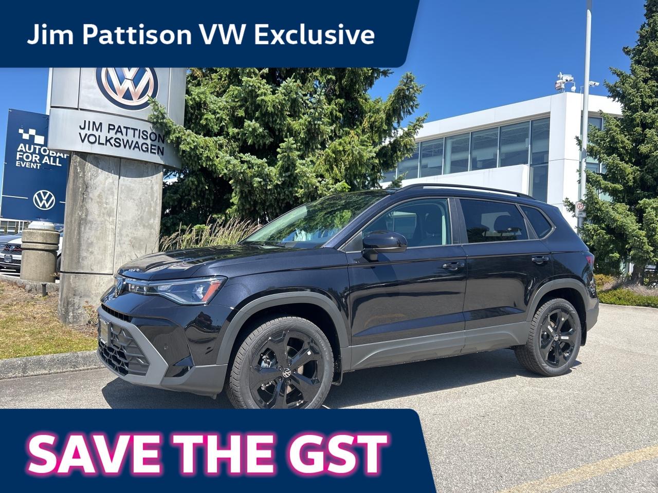 New 2025 Volkswagen Taos Comfortline Black Edition 4MOTION for sale in Surrey, BC