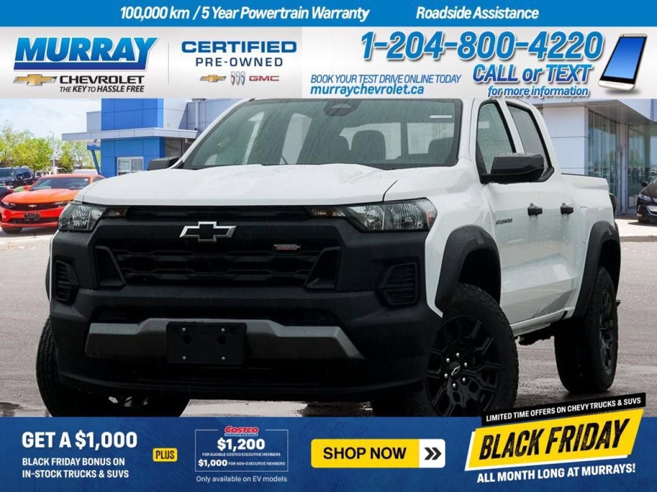 New 2025 Chevrolet Colorado 4WD Trail Boss for sale in Winnipeg, MB