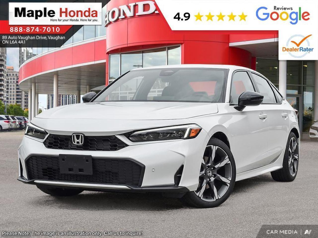New 2025 Honda Civic Hybrid 4DR ECVT SPORT TOURI for sale in Vaughan, ON
