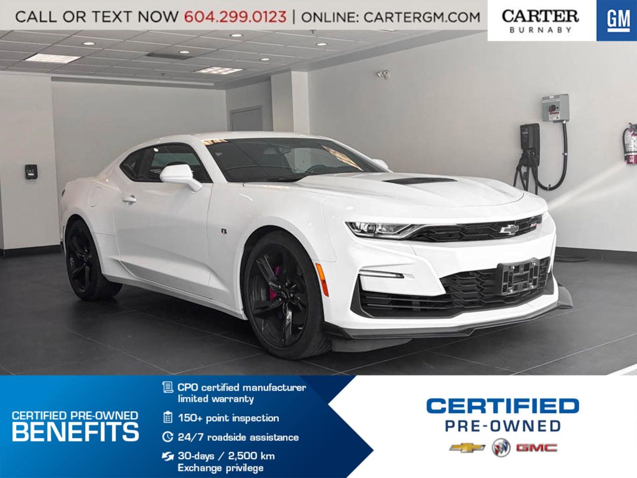 Used 2022 Chevrolet Camaro POWER SEAT | SUN ROOF | WIRELESS PHONE PROJECTION for sale in Burnaby, BC