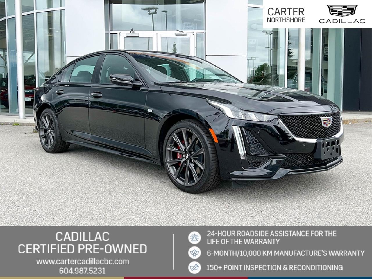 Used 2024 Cadillac CTS SPORT AWD | Ventilated Seats/Driver Assist Pkg/HUD for sale in North Vancouver, BC