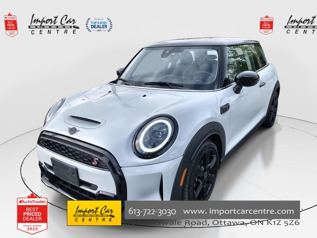 Used 2024 MINI 3 Door Cooper S COOPER S, DUAL ROOF, NAVI, PARK DISTANCE, for sale in Ottawa, ON