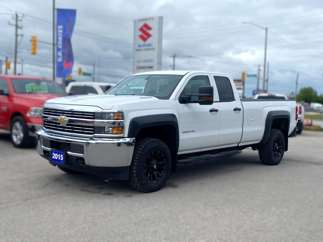 Used 2015 Chevrolet Silverado 3500HD WT Double Cab 4x4 ~6.6L Duramax ~6-Speed Allison for sale in Barrie, ON