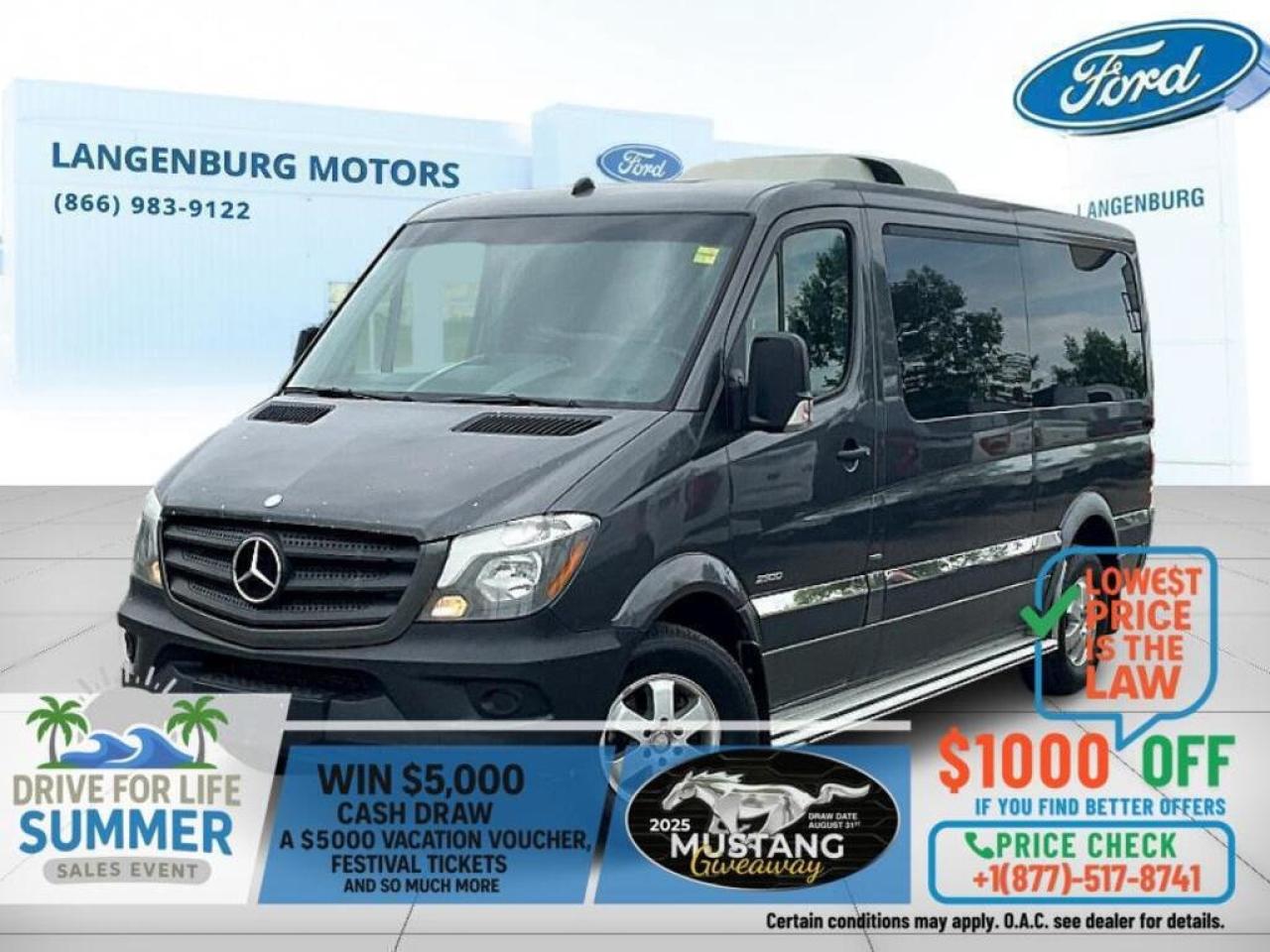 Used 2015 Mercedes-Benz Sprinter 2500Base for sale in Langenburg, SK