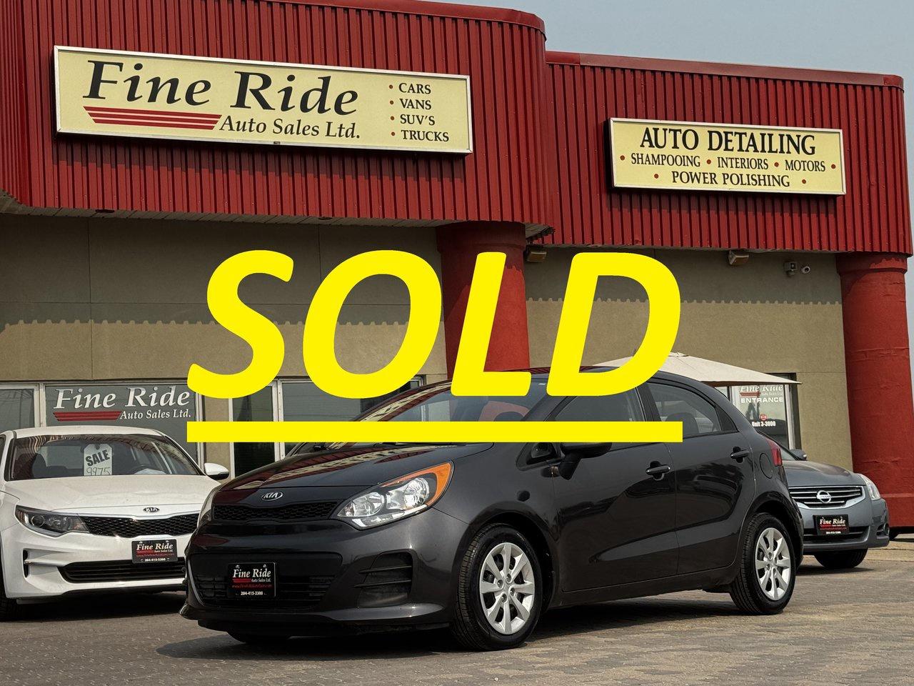 Used 2016 Kia Rio LX for sale in West Saint Paul, MB